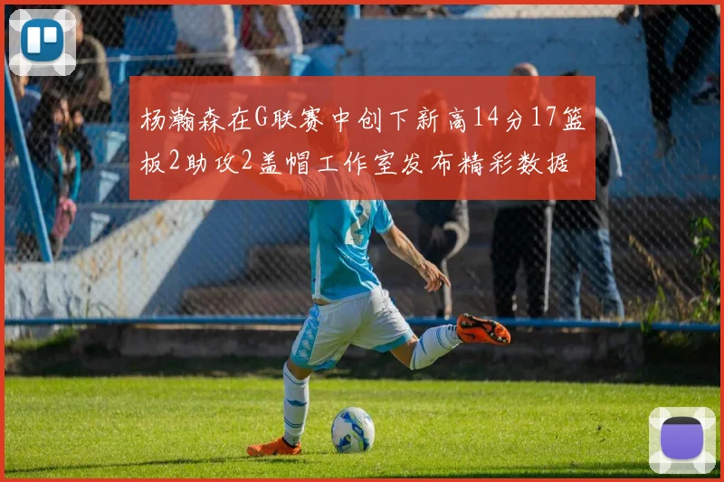 杨瀚森在G联赛中创下新高14分17篮板2助攻2盖帽工作室发布精彩数据海报
